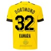 Maglia ufficiale BVB Borussia Dortmund Kamara 32 Casa 2022-23 per Uomo